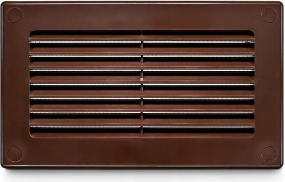 Ventilacijska rešetka Awenta KP75-30BR smeđa 75x150mm