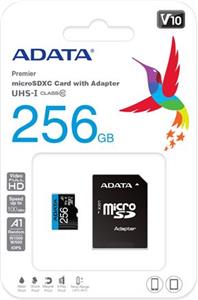 ADATA Premier - flash memory card - 256 GB - microSDXC UHS-I