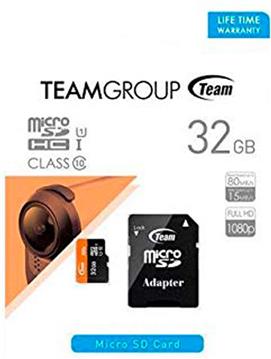 Team - flash memory card - 32 GB - microSDHC UHS-I