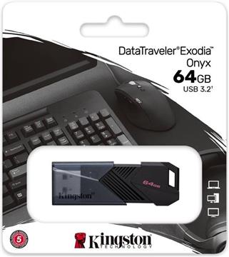 Stick Kingston DT Exodia Onyx 64GB USB 3.0