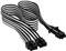 Corsair Premium VGA PCIe5.0 12VHPWR Adapter Kabel (12+4pin) Premium Sleeved, 600W, black/white