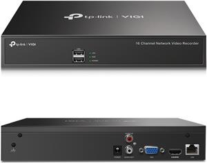 16 Channel Network Video RecorderSPEC: H.265+/H.265/H.264+/H.264, Up to 8MP resolution, 80 Mbps Incoming Bandwidth(up to 16 channels), 1× SATA Interface(up to 10 TB), 12V DC 1.5 A, 2× USB 2.0, 1× VGA 