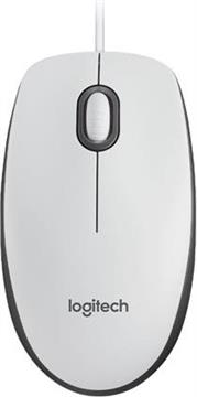 Logitech M100 žičani optički miš, bijela