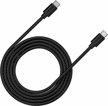 CANYON UC-12, cable 100W, 20V/ 5A, typeC to Type C, 2M with Emark, Power wire :20AWG*4C,Signal wires :28AWG*4C,OD4.5mm, PVC ,black