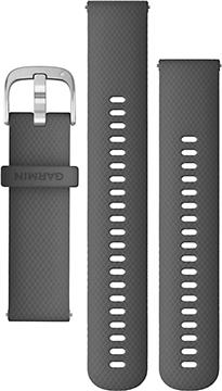 Zamjenski remen Garmin 22mm - Shadow Gray (srebrna kopča)