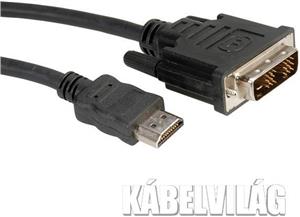 DVI Cable DVI-M - HDMI-M, 5.0 m, Retail