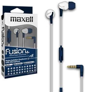 Maxell Fusion slušalice, plavo-bijele