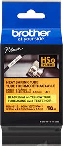 Brother Heat Shrink Tubing HSe-611E - Black