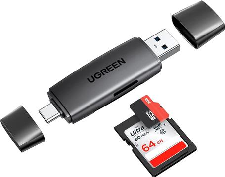 Ugreen USB 3.0 + USB-C OTG card reader