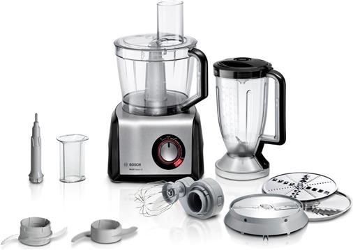 Bosch MC812M814 Foodprocessor MultiTalent 8 black/edelstahl