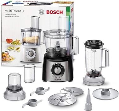 Bosch MCM3PM386 KĂĽchenmaschine, MultiTalent 3 Plus, 900 W black