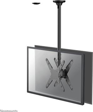 Double ceiling mount for flat screens/TVs 32'' to 75" 2x 50KG Black Neomounts