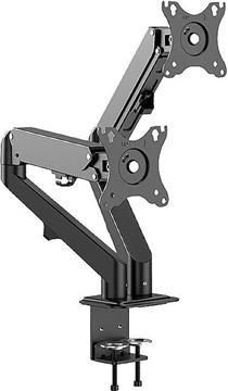 Full motion desk mount for 2 17-27" screens 7KG DS70-700BL2 Neomounts