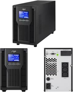 FSP Fortron Champ 1K Tower Online UPS 1000VA 900W USB RS-232 3xIEC