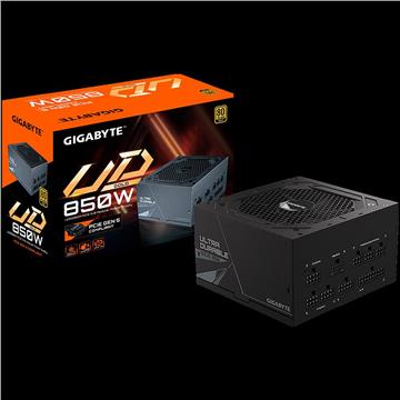 GIGABYTE P850GM Power Supply 850W, Modular, 80 PLUS Gold, Japanese capacitors, 120mm smart control fan, EU plug