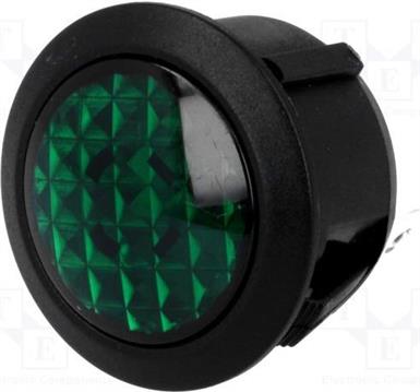 LAMPICA LED 24 V ZELENA, 23mm