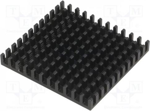 Hladilo 35x35x6mm, FISCHER, pogodno za Raspberry Pi 4