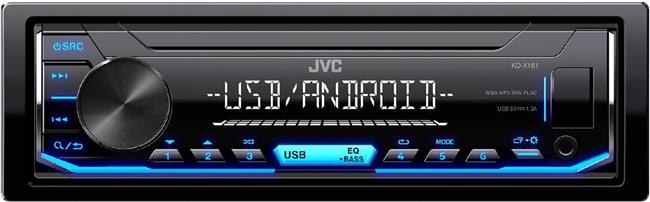 Auto radio JVC KD-X151, AUX, USB
