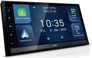 Auto radio JVC KW-M785DBW, 2 DIN, DAB+, Bluetooth,USB, Wireless Apple CarPlay, Android Auto & Android Mirroring