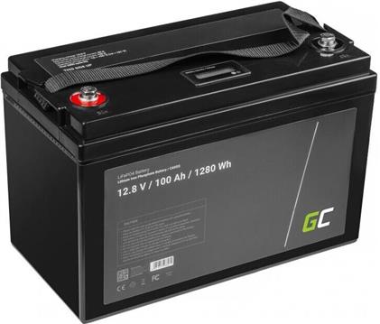 Green Cell LiFePO4 12V 12.8V 100Ah