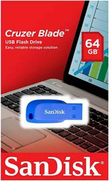 SANDISK Cruzer Blade 64GB Electric Blue