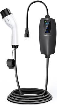 Portable EV Charger, 16A, 3.5kW, IP66, LED Display, Storage Bag, 5m, ORICO