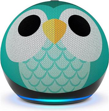 Amazon Echo Dot Kids (5. Gen.) Eulen-Design