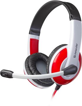 Slušalice Defender gaming Warhead G-120 crvena + bijela, kabel 2 m 64098