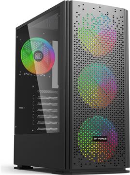 BIT FORCE Mid Tower Spectrum LED Gaming PC kućište ORION CF-4