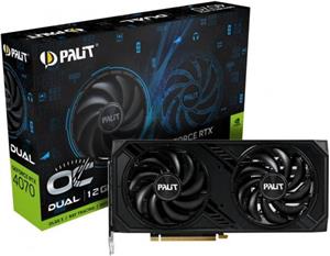 Palit GeForce RTX 4070 Dual OC - graphics card - GeForce RTX 4070 - 12 GB