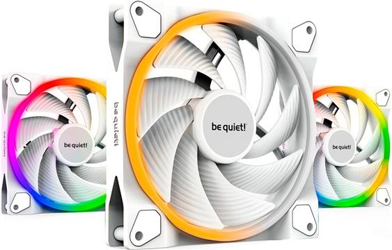 140mm be quiet! LIGHT WINGS White PWM Triple-Pack high-speed