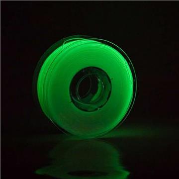 Filament for 3D, PLA, 1.75 mm, 1 kg, glow green