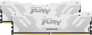 Kingston Fury Renegade White 32GB DDR5 6000-32, (2x16GB), KF560C32RWK2-32