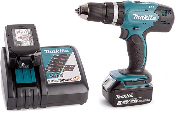 Makita DHP453RFE Cordless Impact Drill LXT 18V Set