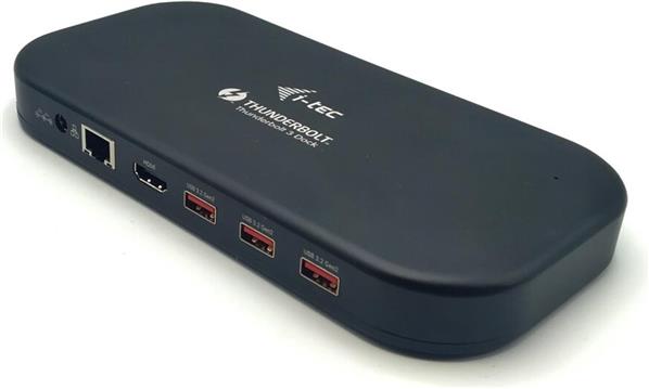 i-tec Thunderbolt 3 / USB-C Dual 4K Docking Station 1x DP + 1x DP przez port Thunderbolt (kabel USB-C do DP - 1,5m w zestawie) LAN Audio Czytnik kart + Power Delivery 60W - Stacja dok