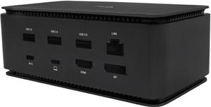 i-tec USB4 Metal Docking station Dual 4K 1x HDMI 1x DP 2x 4K / 1x 8K LAN Audio czytnik kart 7x USB + Power Delivery 80 W - Stacja dokująca bez zasilacza zgodna z USB-C i Thunderbo