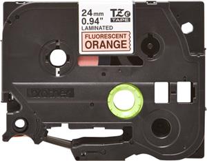 Brother Laminated Tape P-Touch TZe-B51 - 24 mm x 8 m - Black on Orange