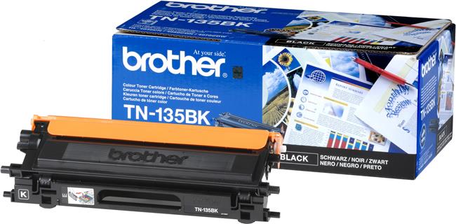 Brother TN135BK - black - original - toner cartridge