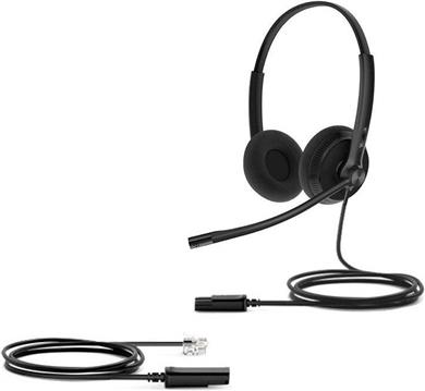 Yealink YHS34 Lite Dual Headset kabelgebunden QD zu RJ12