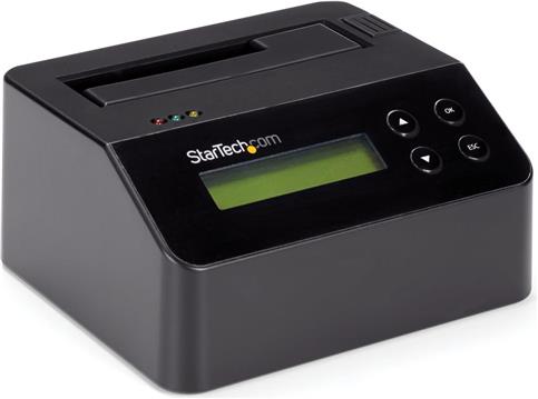 StarTech.com USB 3.0 Hard Drive Eraser Dock for 2.5 & 3.5 SATA SSD HDD + 4Kn Drive - LCD/ RS232 - Secure Erase HDD Wiper Docking Station (SDOCK1EU3P2) - hard drive eraser