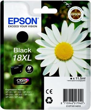 Epson 18XL - XL - black - original - ink cartridge