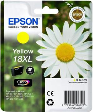 Epson 18XL - XL - yellow - original - ink cartridge