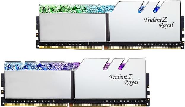 G.Skill Trident Z Royal Series - DDR4 - kit - 32 GB: 2 x 16 GB - DIMM 288-pin - 4400 MHz / PC4-35200 - unbuffered