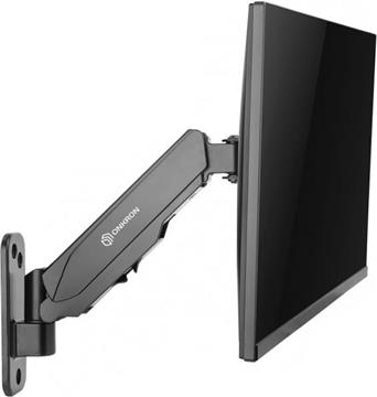 ONKRON TV Monitor Wall Mount Bracket for 13” – 34” Screens Full Motion with Gas Spring, Black