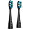 AENO Replacement toothbrush heads, Black, Dupont bristles, 2pcs in set (for ADB0002S/ADB0001S)