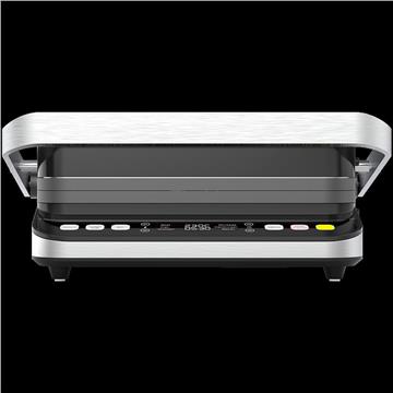 Contact grill;220-240V 2000W;Six program for beef, fish, chicken, sausage, humburg, baconReversible grill plate with non-stick coating; Brushed stainless steel housing;Grill plate heating together or 