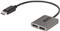 StarTech.com 2-Port DisplayPort MST Hub, Dual 4K 60Hz, DP to 2x DisplayPort Monitor Adapter, DP 1.4 Multi-Monitor Video Adapter w/ 1ft Built-in Cable, USB Powered, Windows Only - Multi Stream Transpor