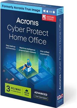 Acronis Cyber Protect Home Office Advanced incl. 500 GB Acronis Cloud Storage - ESD - Subscription License - 1 year - 3 computers