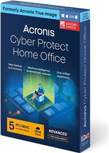 Acronis Cyber Protect Home Office Advanced incl. 500 GB Acronis Cloud Storage - ESD - Subscription License - 1 year - 5 computers