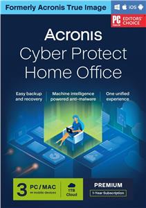 Acronis Cyber Protect Home Office Premium incl. 1 TB Acronis Cloud Storage - ESD - Subscription License - 1 year - 3 computers